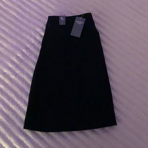 NWT Abercrombie and fitch black mini skirt